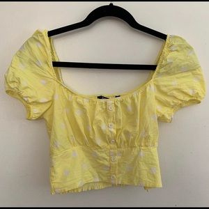 zara puff sleeve top